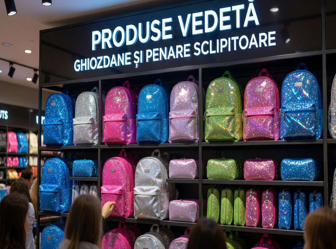 Produsele Vedetă: De la Ghiozdane la Penare Sclipitoare